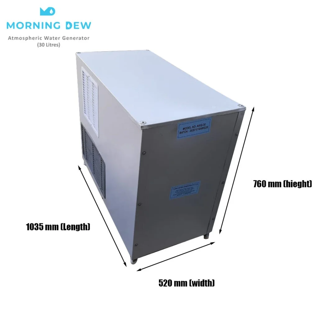 Water Machine Dimensions